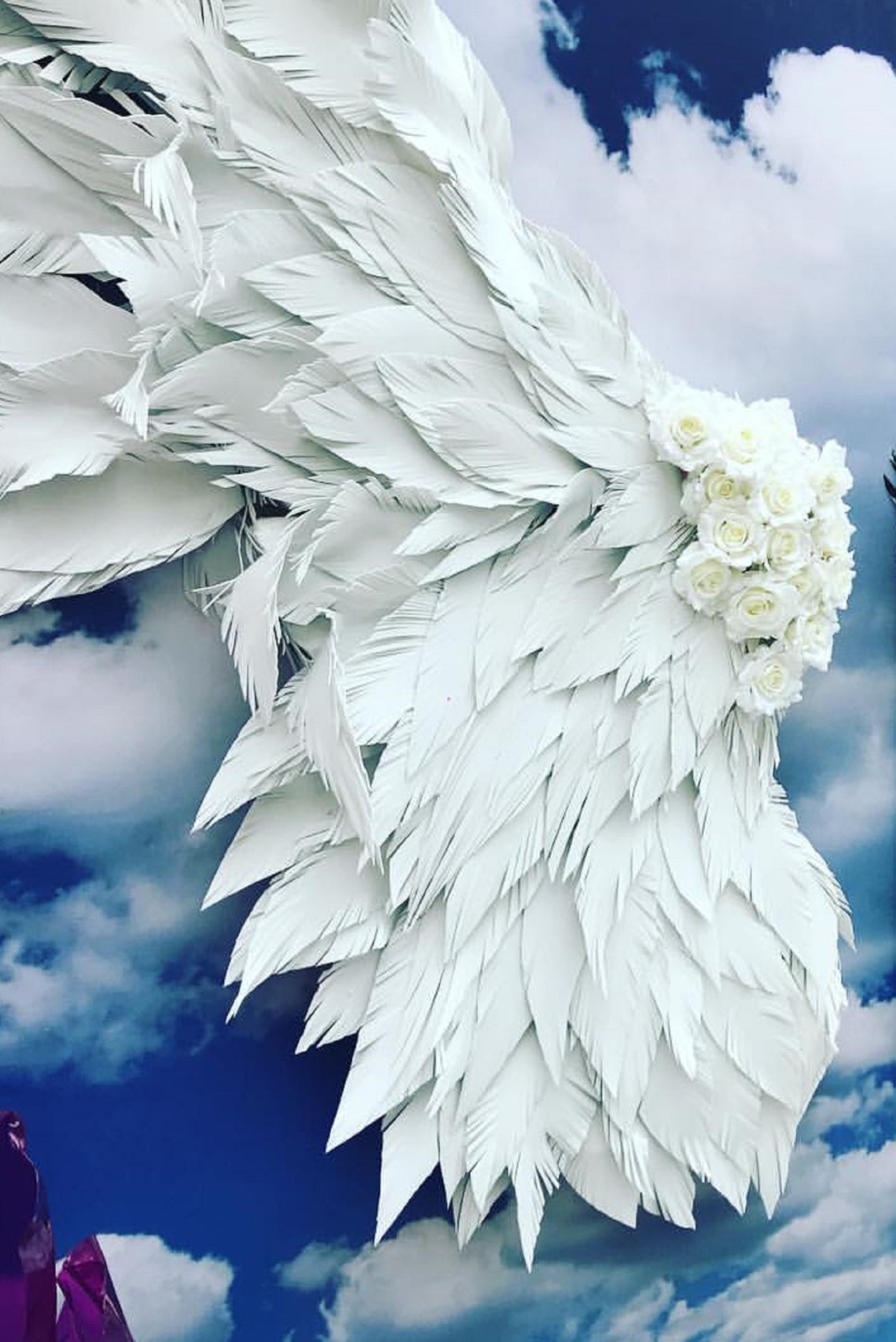 Wedding backdrop-Angel Wings large decoration-Background | Etsy