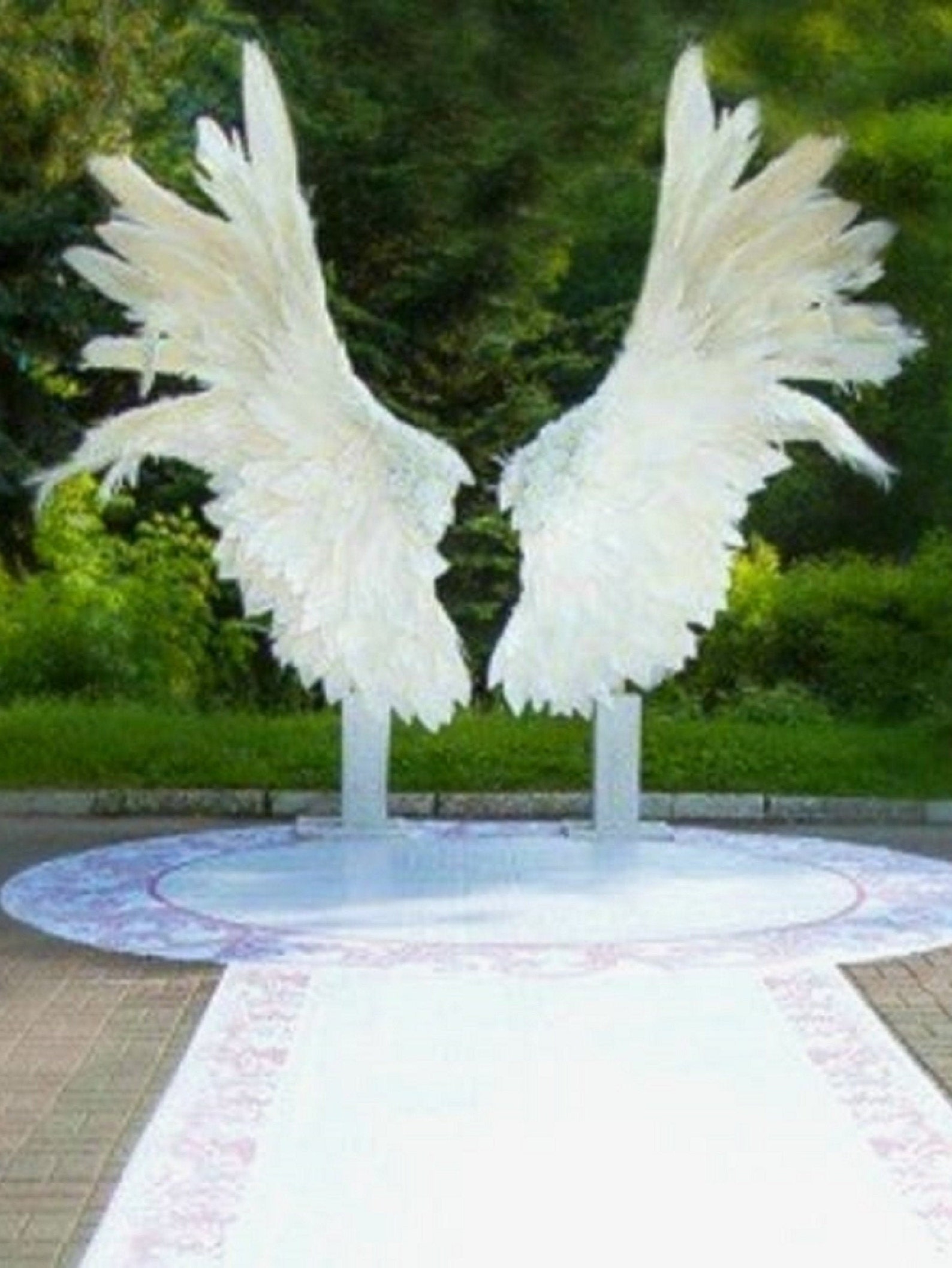 Giant angel wings Outdoor bakdrop Angel wings wall décor Large Etsy
