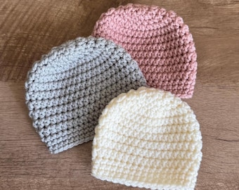 Hospital Micro Preemie Baby Hat | White Baby Boy Hat | Micro Preemie Hospital Hat | Preemie Clothes | Green Hat | Preemie Baby Boy Hat