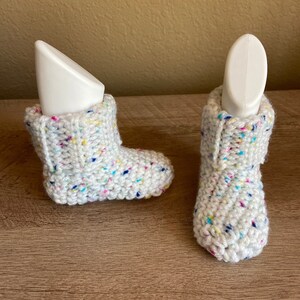 Baby Booties | Baby Polka Dot Booties | Baby Props for Photo-Shoot | Baby Photo Prop