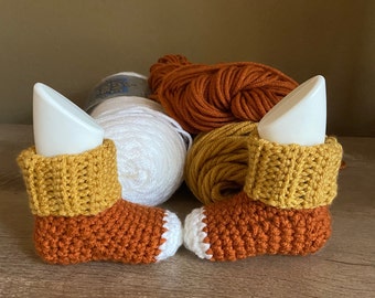 Thanksgiving Baby Shower Booties | Newborn Candy Corn Booties | Baby Halloween Socks | Candy Corn Socks Baby | Candy Corn Booties | November
