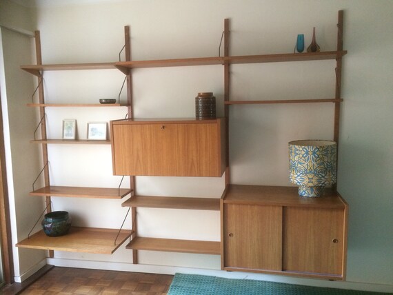 Mid Century Modern Poul Cadovius Cado Teak Shelving Unit Image 0