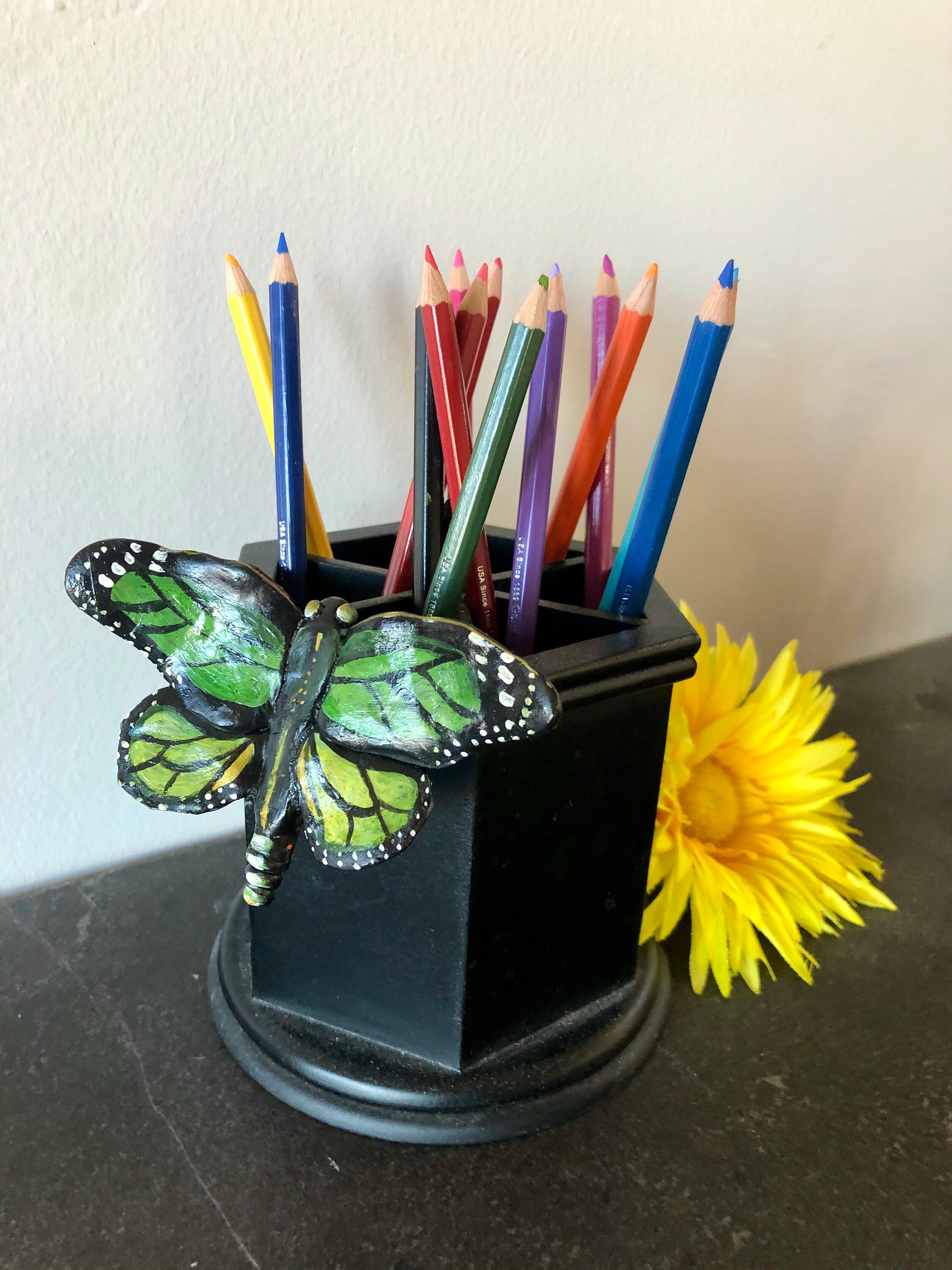 Handmade personalized beautiful monarch butterfly plant pot  etsy Handmade personalized beautiful monarch butterfly plant pot  etsy