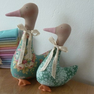 2 sweet geese, goose, Easter goose, Easter decoration, country house decoration, Easter