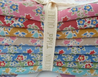 1 Tilda fabric package Jubilee Blenders - Fat Quarter Bundle 300186, 8 fabrics 50 x 55 cm, Tilda fabrics, cotton fabric