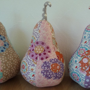 3 x Butternut Pumpkins colorful, autumn decoration, patchwork, Butternut Squash, Harvest, Pumpkin