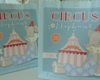 SALE! 1 Tilda Materialset Circus Elephant, Craft Set, Set, Kit