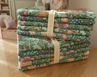 1 paquet de tissus Tilda Hibernation - Fat Quarter Bundle 300172, 5 tissus 50 x 55 cm, tissus Tilda, tissu en coton