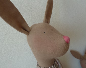 1 cute large bunny, Easter bunny, Easter decoration, country house decoration, Easter