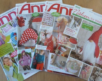 RARE! 4 x Magazine, Journal, Patchwork, Sewing, Handicrafts, Quilting