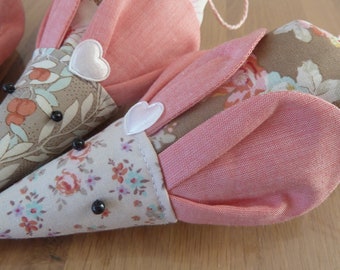 2X Lavender Mouse, scented pillow, country house decoration, scented sachet, gift, Mother's Day, scented mice (brown tones)