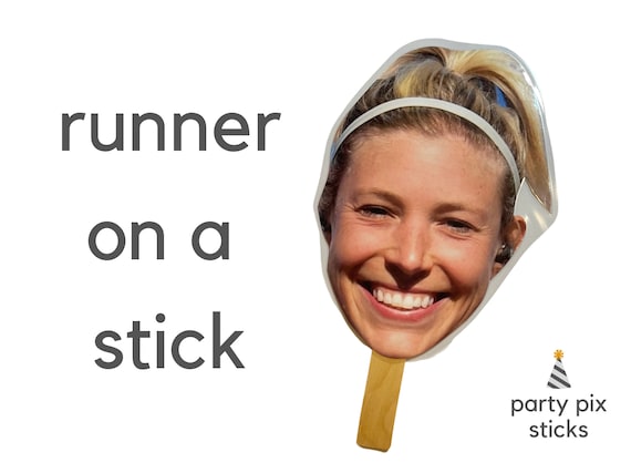 Marathon, 5K Runner on a Stick