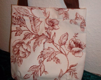 Handtasche, Freizeittasche mit Blumenmuster