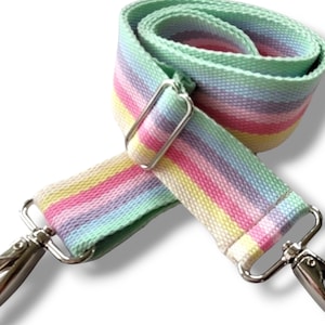 Taschengurt, breiter Riemen, extra langer Taschenriemen 90-170cm XXL, Regenbogen, Wechselgurt,Tragegurt,Trageriemen Umhängetaschen, Rainbow