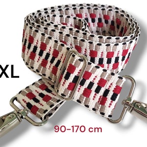 XXL langer Taschengurt, lange Länge breiter Riemen, extra langer Taschenriemen 90-170 cm Schultergurt große Größe, curvy Mode große Frauen