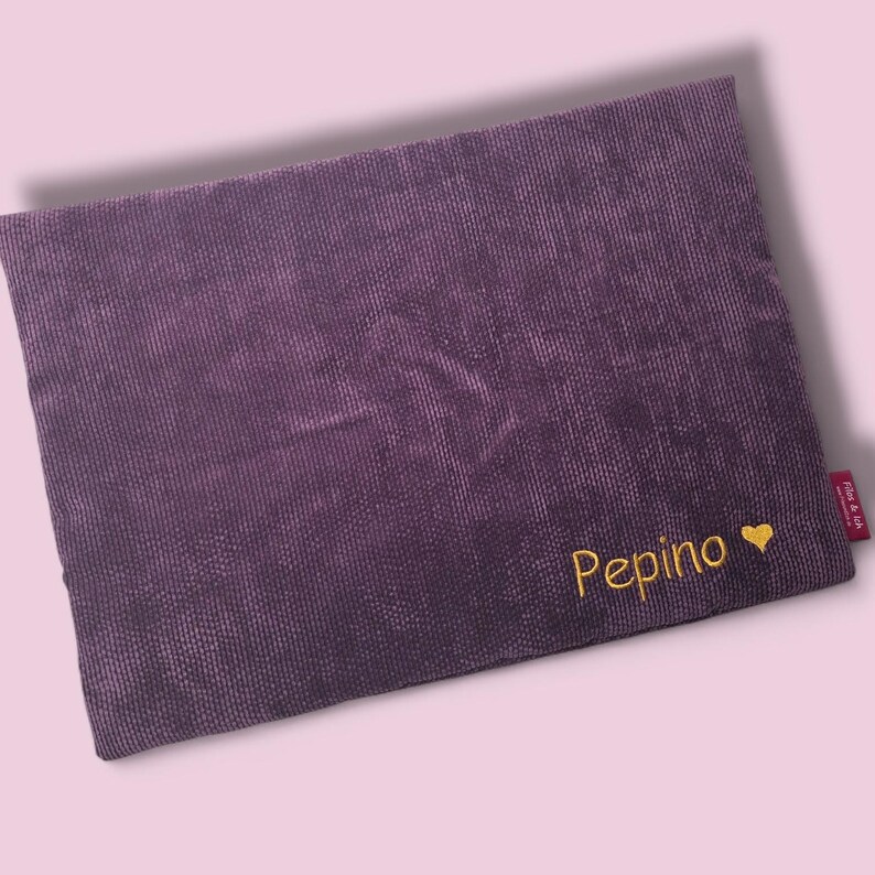 Personalized dog blanket with name, cuddly blanket, pet blanket, corduroy blanket, cat blanket, dog blanket, cuddly blanket, teddy bear image 11