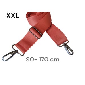 Taschengurt, hummer, breiter Riemen, 4 cm extra langer Taschenriemen 170cm crossbody
