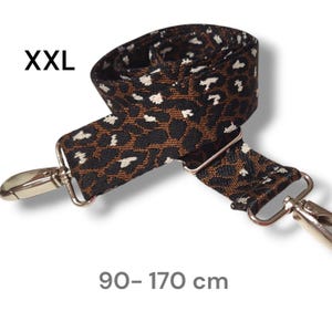 Leo Taschengurt langer Tragegurt Wechselgurt exklusiv breiter Taschenriemen XXL Schultergurt Ersatz, Umhängetaschen länger als, Crossbody