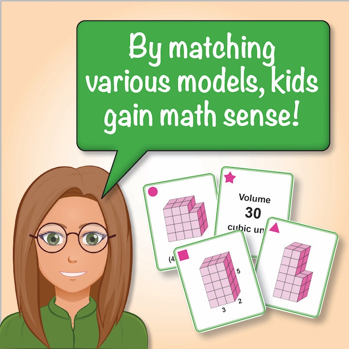 Primary Math Sense 5th Grade Math Sense Games & Activities: 14 Sets of 40 Printable Cards ...