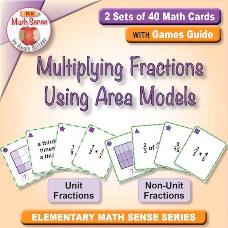 5th Grade Math Sense Games & Activities: 14 Sets of 40 Printable Cards ...