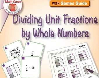 5th Grade Math Sense Games | Dividing Unit Fractions by Whole Numbers [Code 5F26]