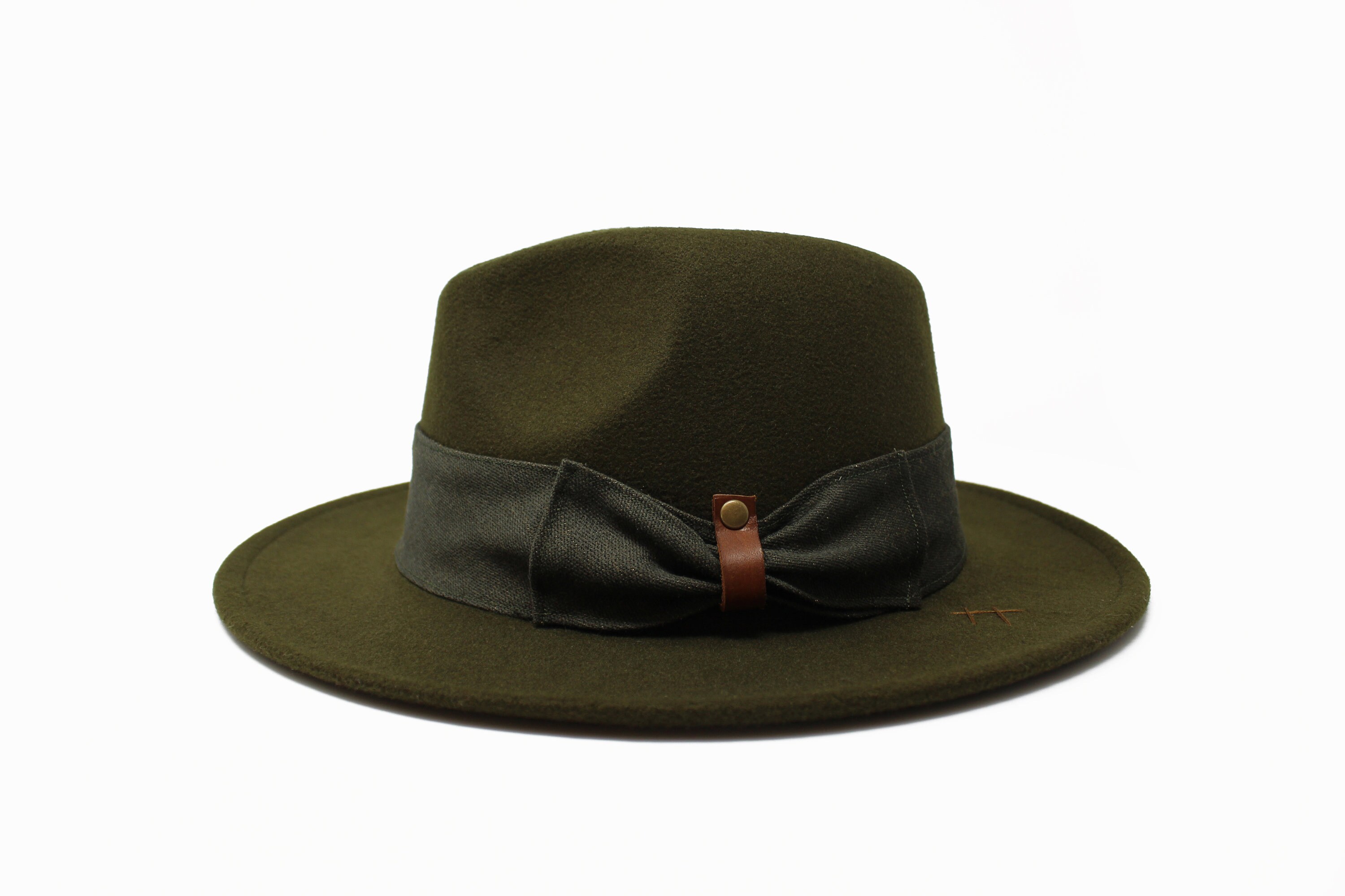 womens green fedora hat
