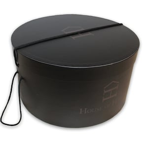 Hat Box- Black- For travel and Storage