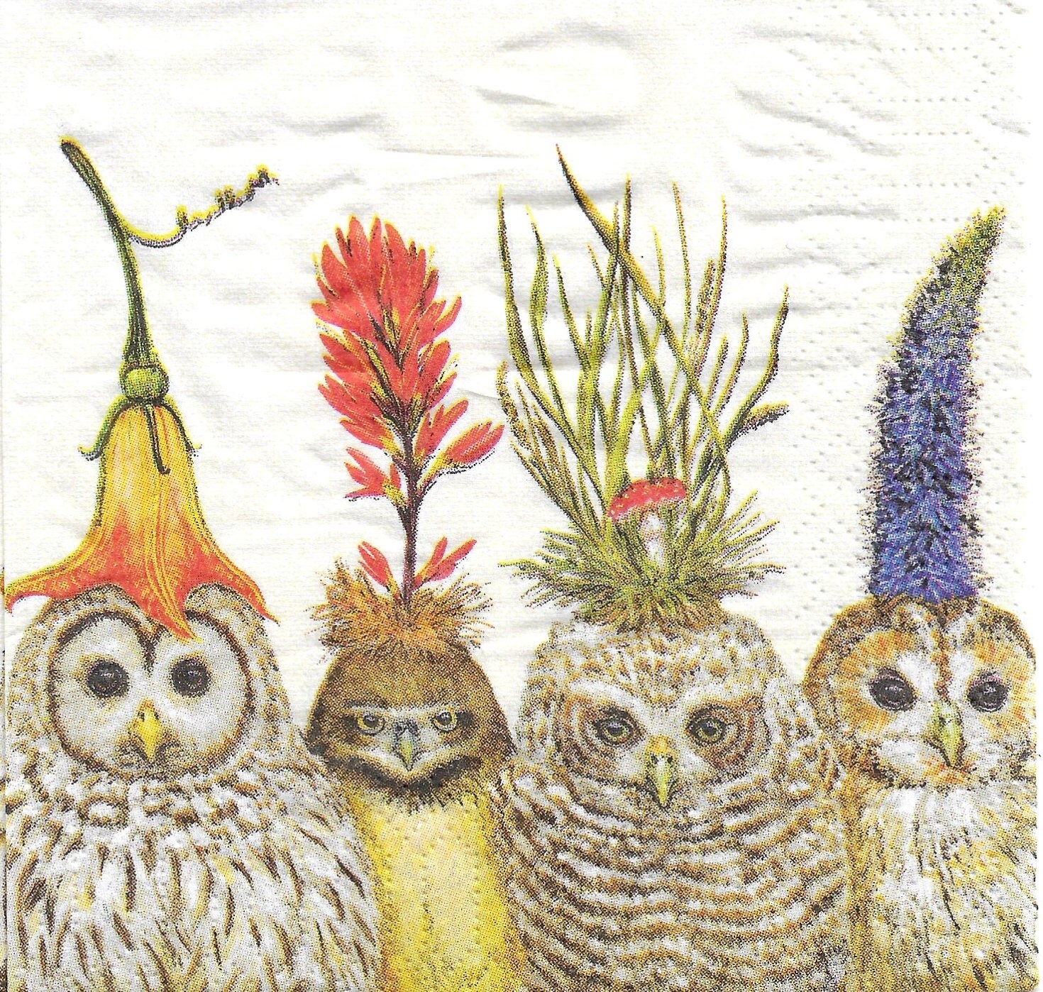 Decoupage Cocktail Napkins Set of Two Etsy Canada