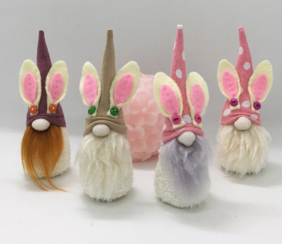 Easter Gnome Home Decor Spring Gnome coffee gnome Pastel Gnome Farmhouse Gnome tiered tray Bunny Gnome Farmhouse Decor