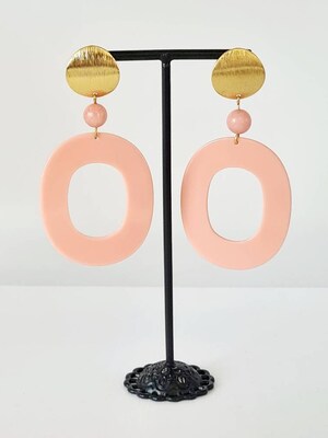 Boucles D'oreilles Résine En Forme De Chocolat - Bijou Fantaisie Créatif - Cadeau Original Pour Femme