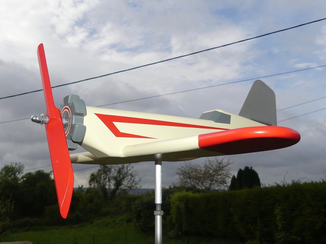 Colorful Wood Plane Weathervane 24/018 Les Weathervanes D'angelo Garden