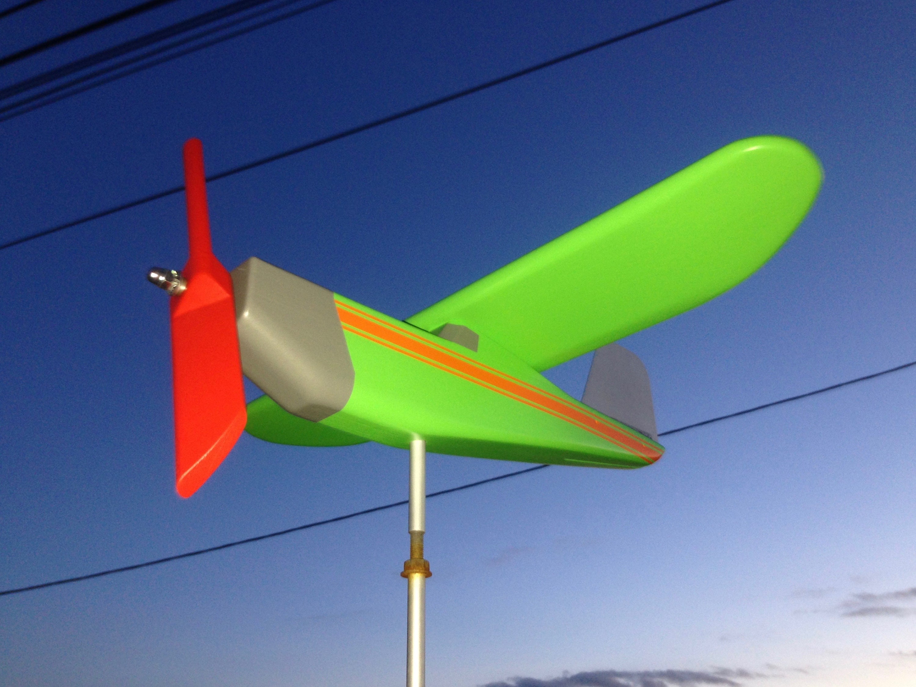 Weather vane plane wood ref 18/075 Angelo's weather vanes Etsy