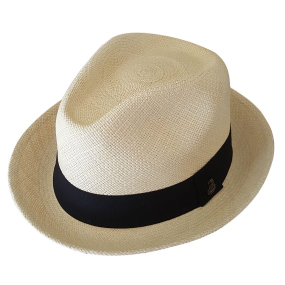 Short brim panama hat Clearance