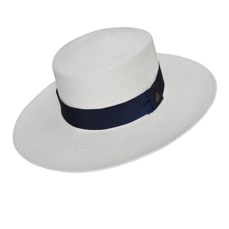 navy blue panama hat