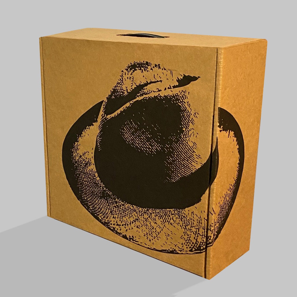 Fedora Custom White Mailer Box Wholesale Round Hat Boxes with