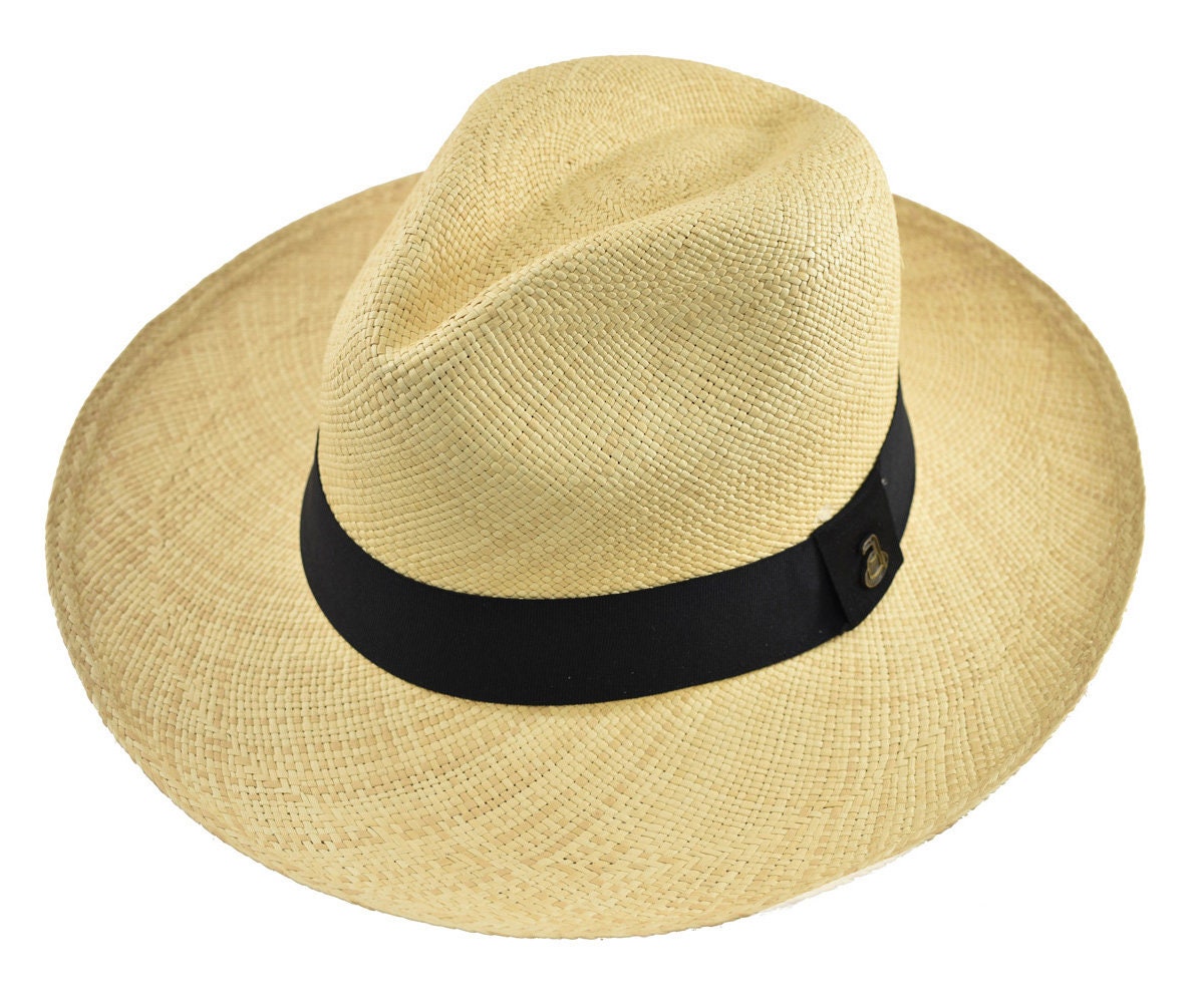 Original Panama Hat Custom Band Color Wide Brim Summer Etsy
