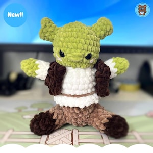 Crochet Shrek Amigurumi Plushie | Fan Made Shrek Collection