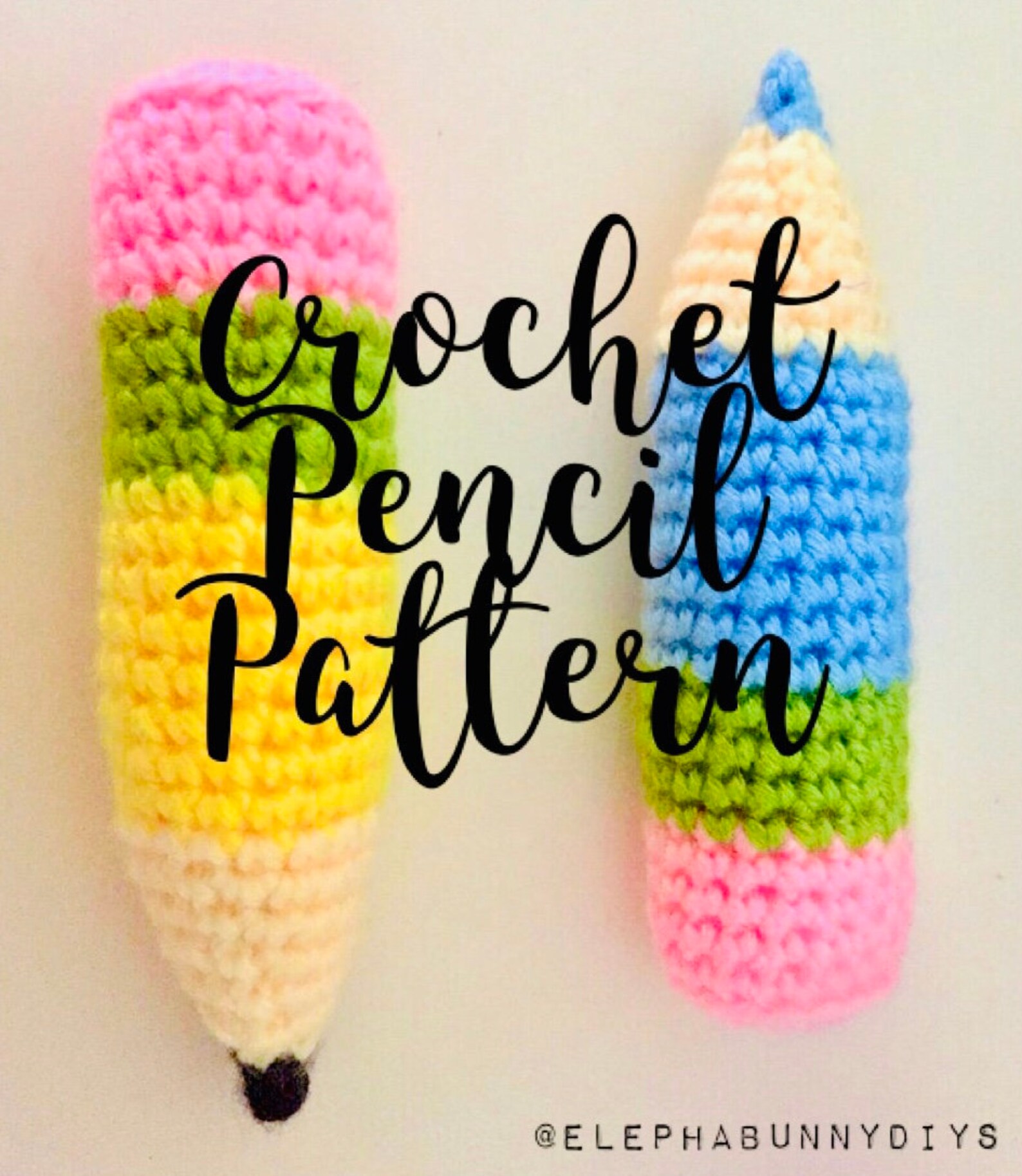 Crochet Pencil pattern Etsy