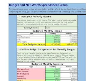 Nettowaarde/budget en schuldreductiebundel met 3 pdf's