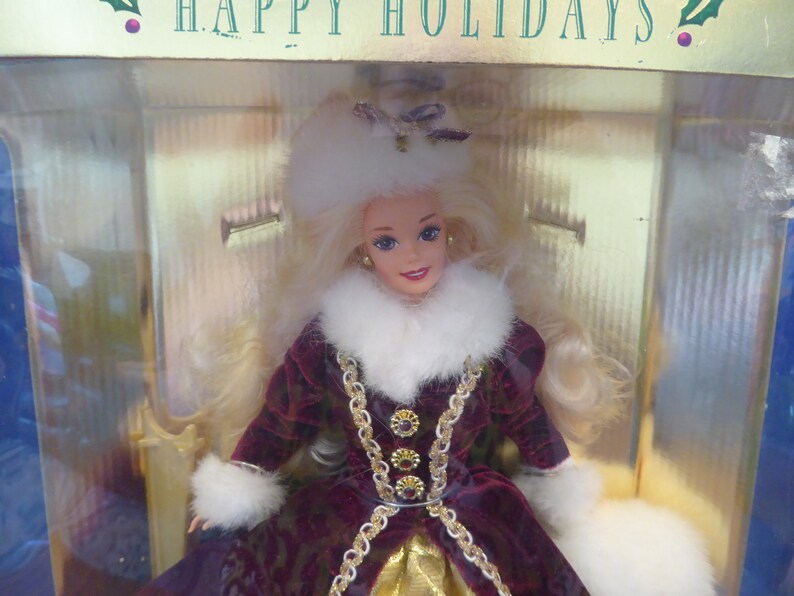 Mattel 1996 Special Edition Happy Holidays Barbie | Etsy
