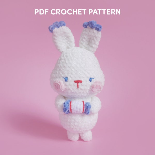 White Rabbit Candy Amigurumi Pattern