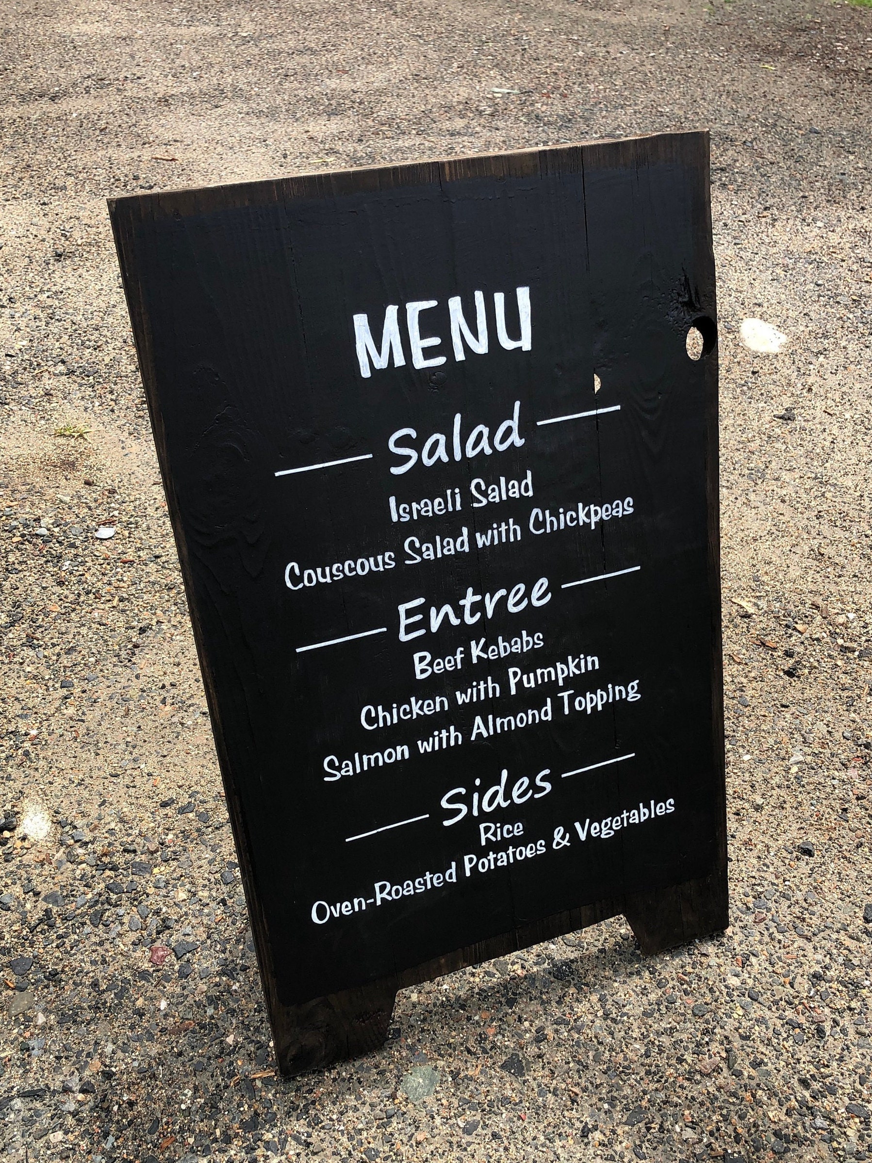 Chalkboard Sign Sandwich Board Sign Sidewalk Sign Shop | Etsy