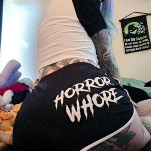 Custom text running shorts booty shorts