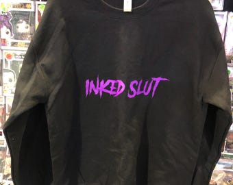 Felpa girocollo Inked Slut