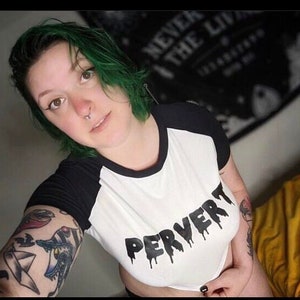 Pervert crop top vixen hot wife