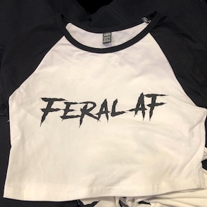 Feral AF crop top vixen hot wife