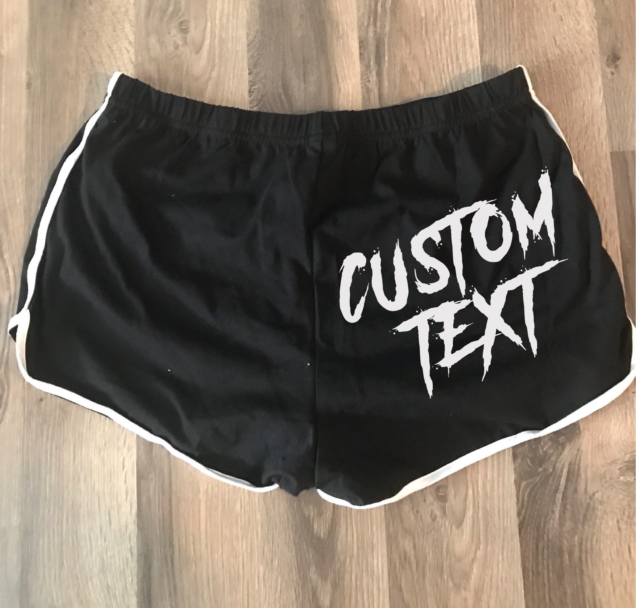 Custom Text Dolphin Shorts CB Custom Dolphin Shorts Y2K Shorts Cute Shorts  Funny Shorts Y2K Shorts Lounge Shorts 