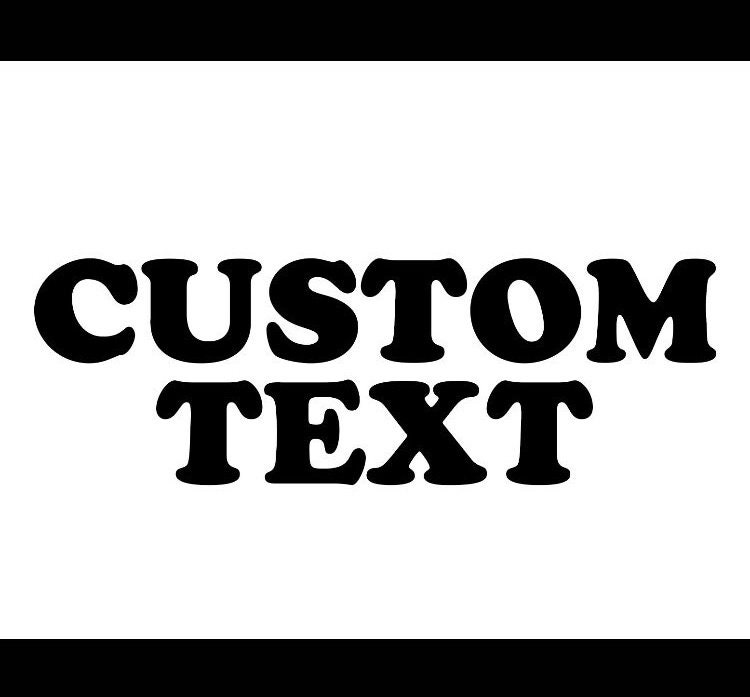 Custom Text Crop Top - Etsy