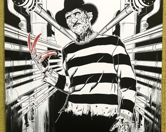 Freddy Krueger Art Print