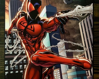スカーレット・スパイダー・ケイン オリジナルアートプリント